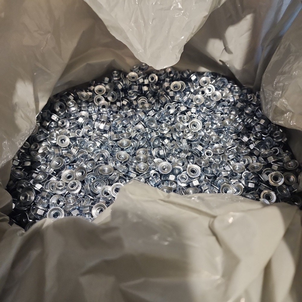 M5 X 0.80 Hex Nuts with Conical Floating Washer KEPS Class 8 Zinc - 200 Count